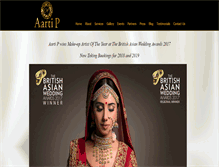 Tablet Screenshot of aarti-p.com